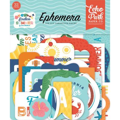 Echo Park Endless Summer Die Cuts - Ephemera